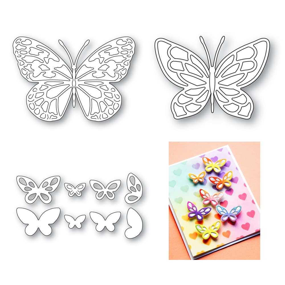 Candle Glass Supplies - Stained Glass Butterfly Metal Cutting Dies