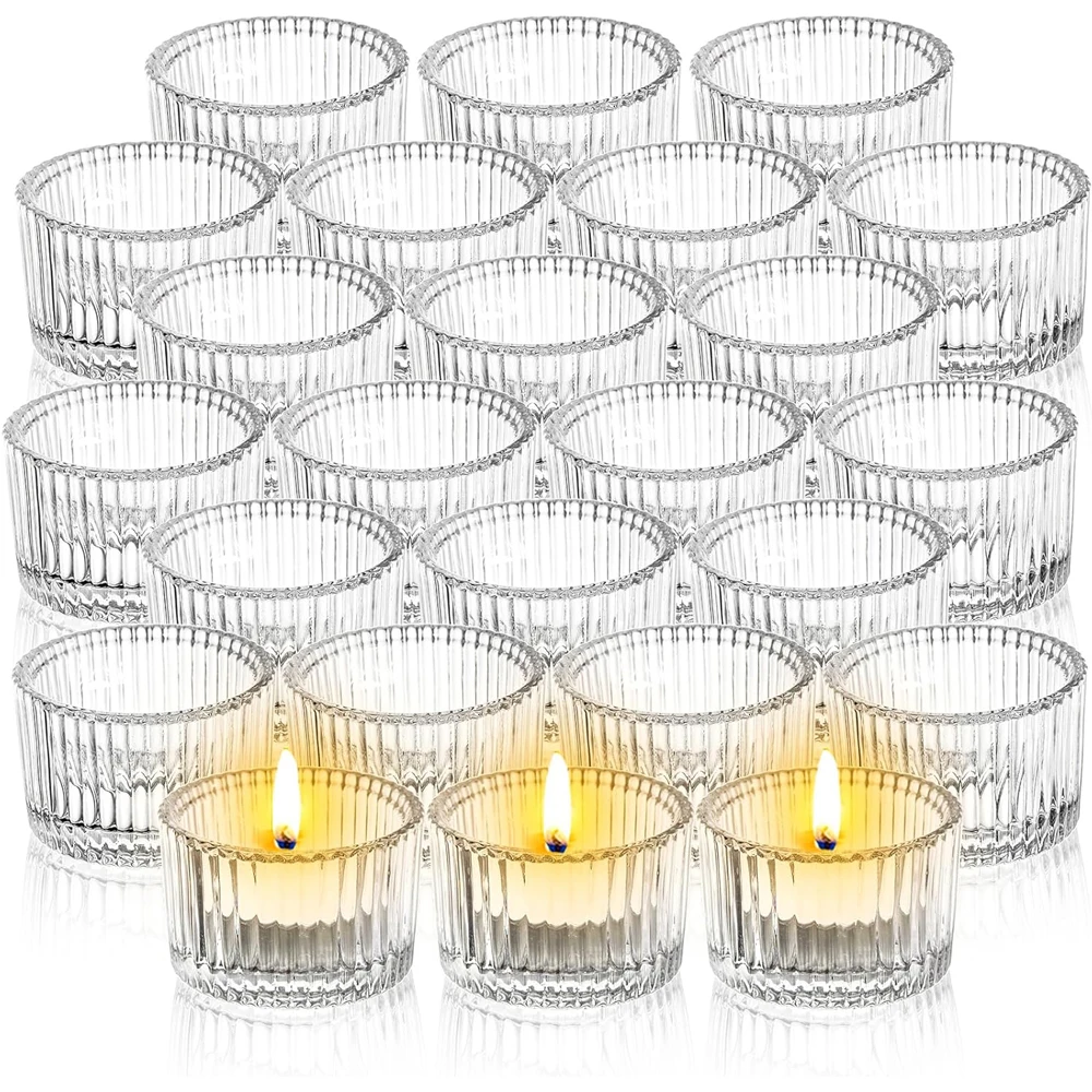 6/12pcs Clear Tealight Candle  - Candle Glass Supplies recension och pris