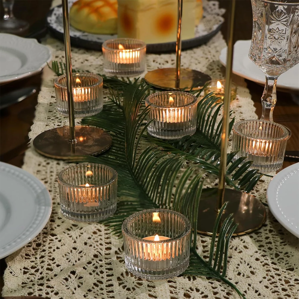 6/12pcs Clear Tealight Candle  - Candle Glass Supplies recension och pris