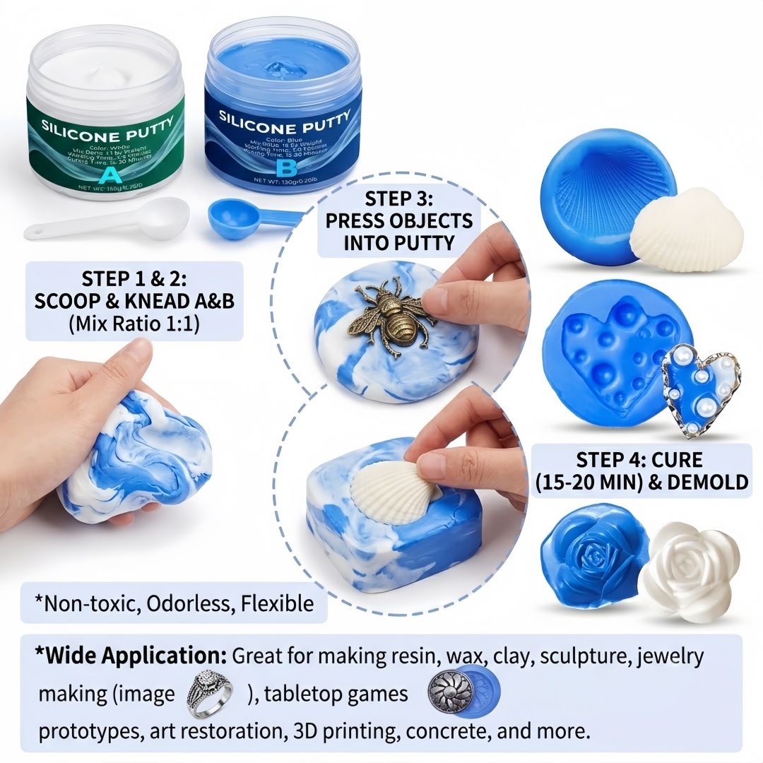 Silicone Putty Mold Making Sup - Candle Supplies To Make Candles recension och pris