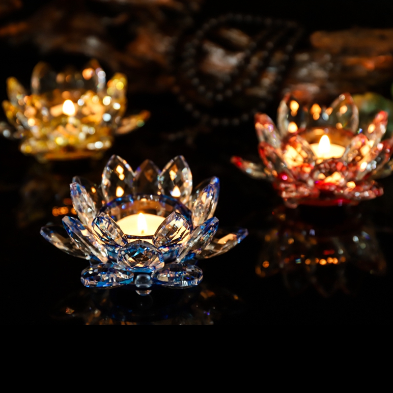 Handcrafts Crystal Lotus Flowe - Candle Glass Supplies recension och pris