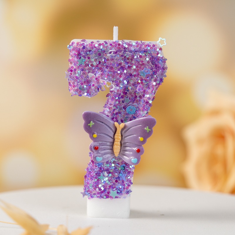 Purple Butterfly Number 0-9 Bi - Luxury Candle Supplies Usa recension och pris