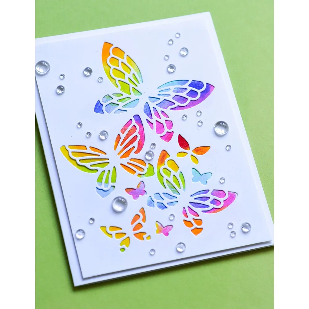 Stained Glass Butterfly Metal  - Candle Glass Supplies recension och pris
