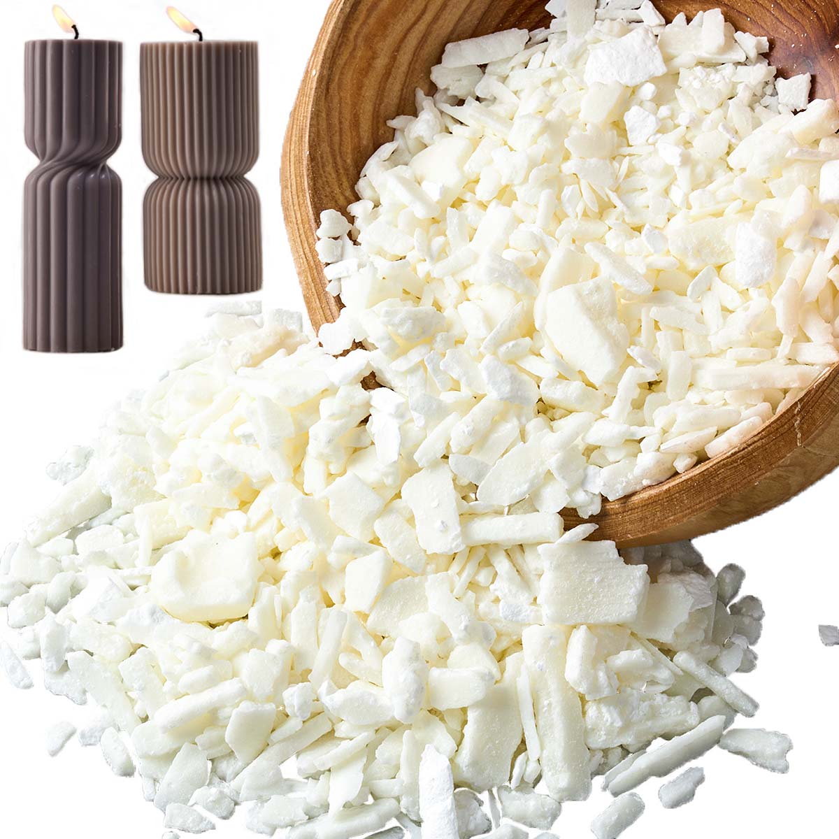 1 Pounds Pure White Soy Wax Fo - Candle Supplies To Make Candles recension och pris