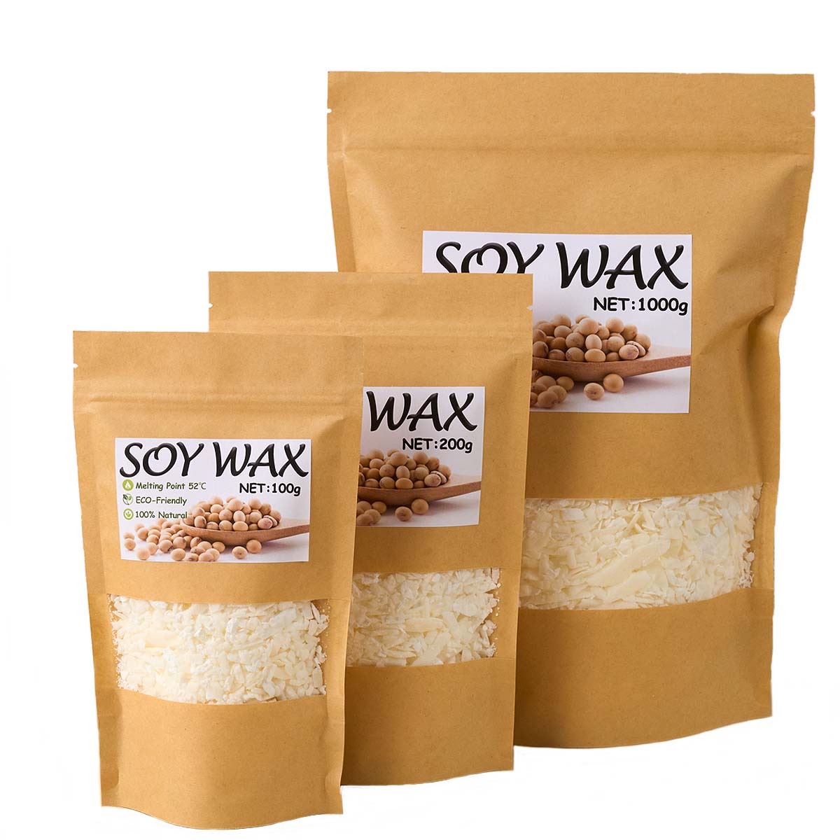 1 Pounds Pure White Soy Wax Fo - Candle Supplies To Make Candles recension och pris