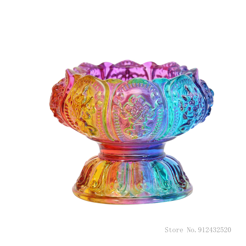 Colorful Lucky High Feet Lamp  - Candle Glass Supplies recension och pris