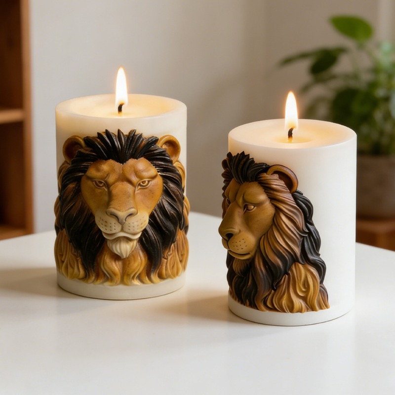 Animals Lion Candle Molds Sili - Luxury Candle Supplies Usa recension och pris