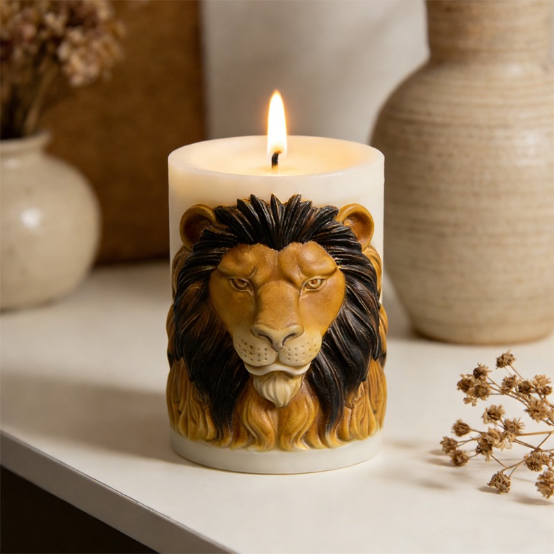 Animals Lion Candle Molds Sili - Luxury Candle Supplies Usa recension och pris