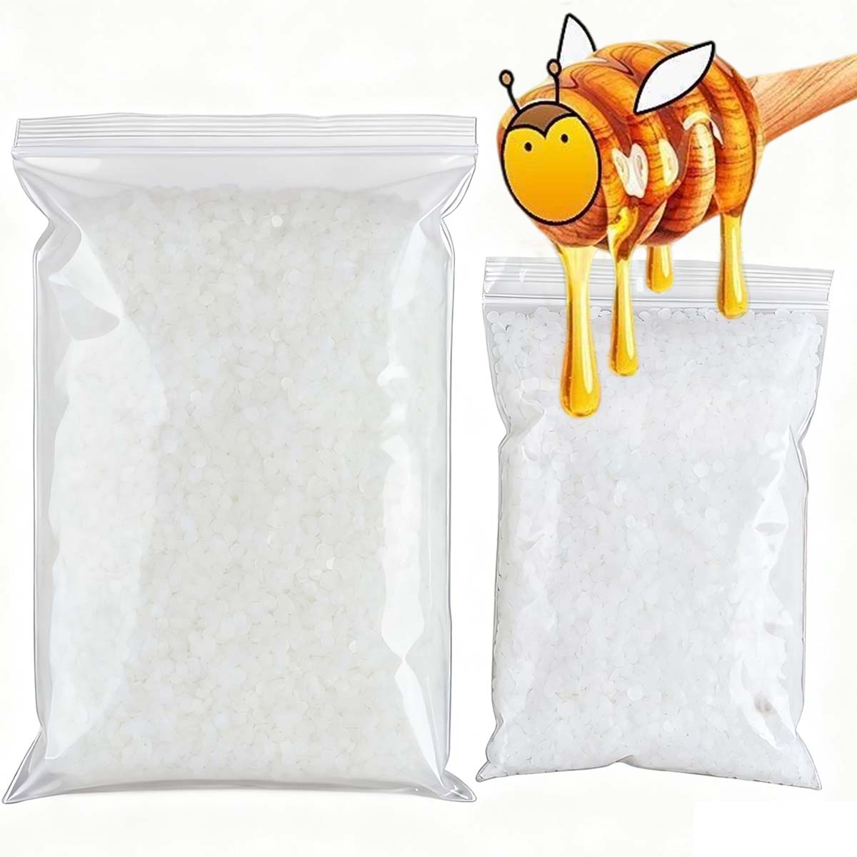 200g-1000g White Beeswax Pure  - Candle Supplies To Make Candles recension och pris