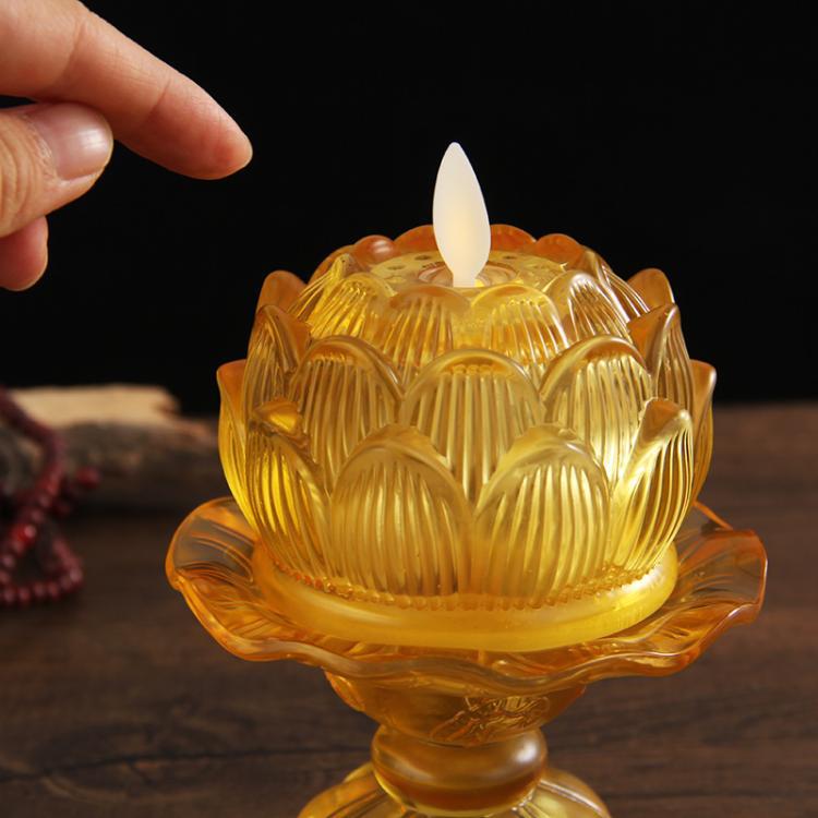 Battery Powered Colorful Glass - Candle Glass Supplies recension och pris