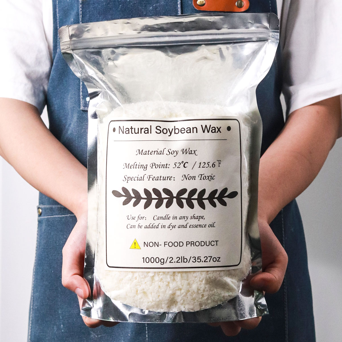 1KG Natural Soy Wax Granular S - Candle Supplies To Make Candles recension och pris