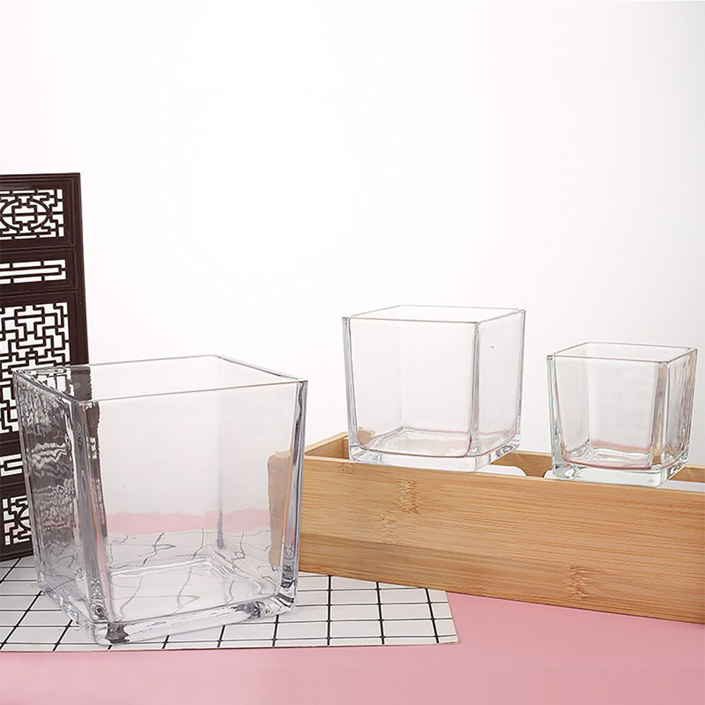 Geometry Square Candlestick In - Candle Glass Supplies recension och pris