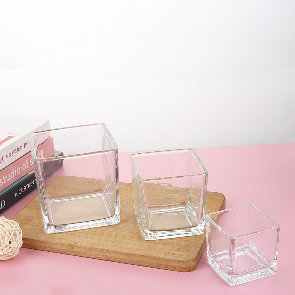 Geometry Square Candlestick In - Candle Glass Supplies recension och pris