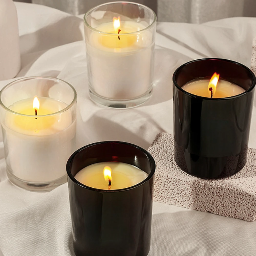 Luxury Glass Candle Jar Black  - Luxury Candle Supplies Usa recension och pris